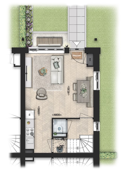 mediumsize floorplan